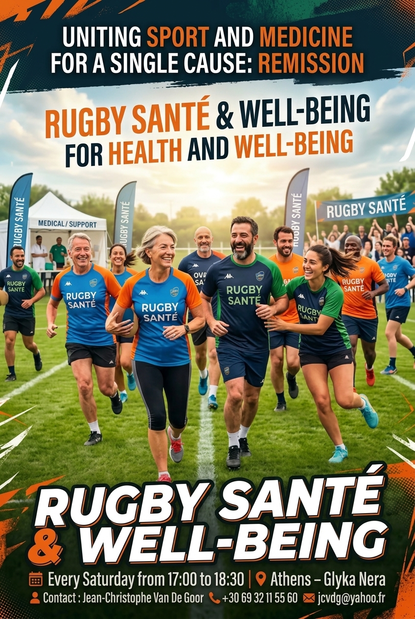 Rugby Santé and Well-Being — Uniting sport and medicine for a single cause: remission
